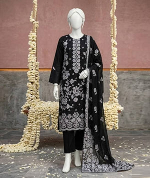 ZUM ZUM Swiss Cutwork Dress | Multi Sitara Suit P65 2026 Zum Zum Fabric