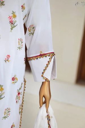 ZUM ZUM Swiss Embroidered Chiffon Suit 2026 | Elegant Event Wear Zum Zum Fabric